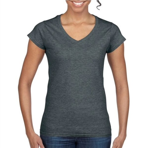 Gildan 100% Cotton Preshrunk Softstyle Ladies V-Neck T-Shirt