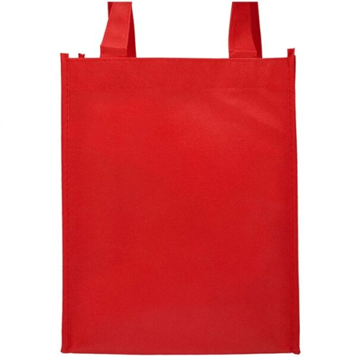 Recyclable Non-Woven Tote Bag W/ Gusset USA Decorated