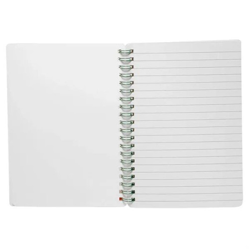 5" x 7" in Spiral Notebook with Color Accents