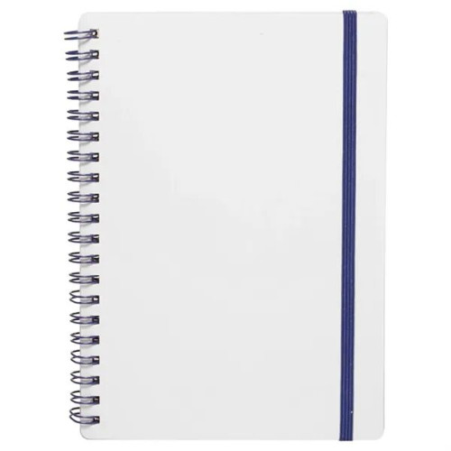 5" x 7" in Spiral Notebook with Color Accents