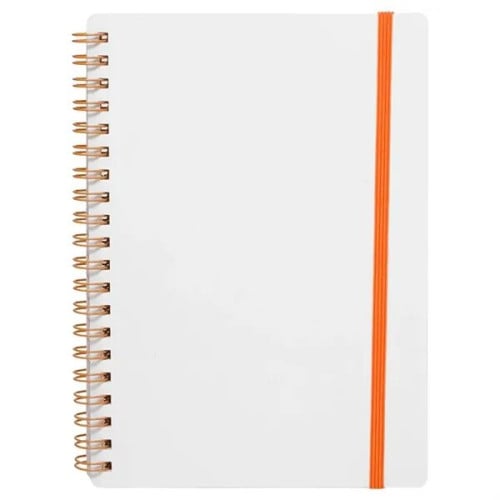 5" x 7" in Spiral Notebook with Color Accents