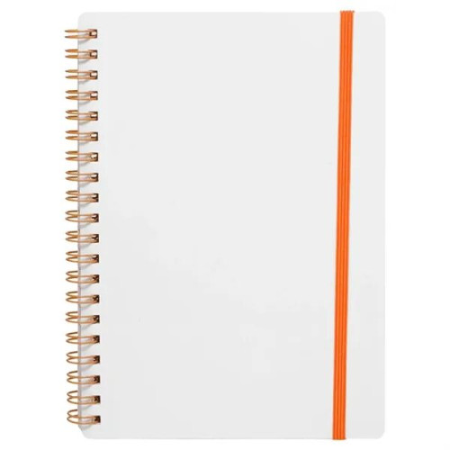 5" x 7" in Spiral Notebook with Color Accents