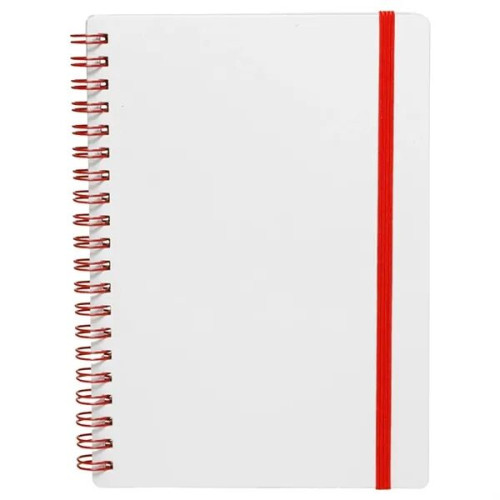 5" x 7" in Spiral Notebook with Color Accents