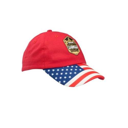Patriotic Baseball Cap with Adjustable Velcro Strap