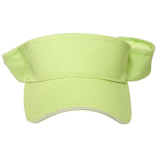 Bright Color Sun Visor Cap w/ Custom Imprint Cotton Made