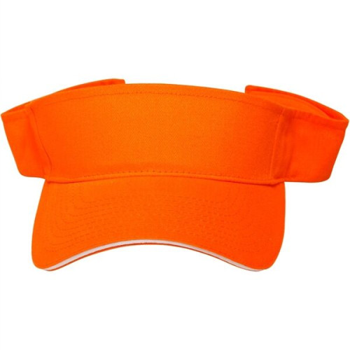 Bright Color Sun Visor Cap w/ Custom Imprint Cotton Made