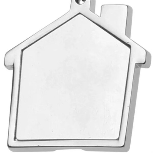 House Metal Keychains