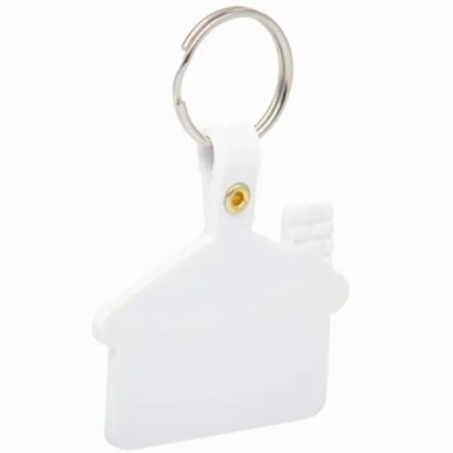 Flexible House Shaped Soft Tag Keychains