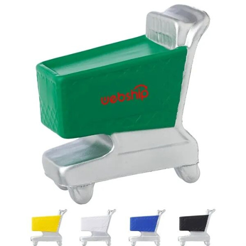 Grocery Cart Shaped Stress Relievers Balls