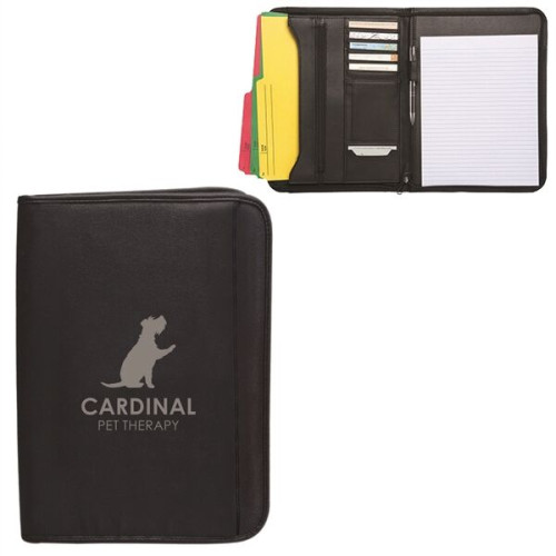 ZIPPERED NOTEPAD PORTFOLIO