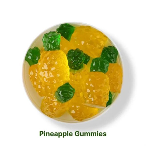 Large Jar Pineapple Gummies