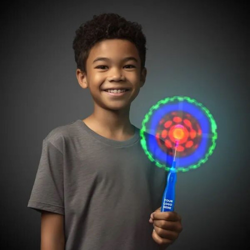 Light Up Blue Windmill Wand