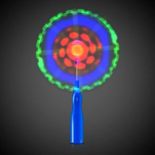Light Up Blue Windmill Wand