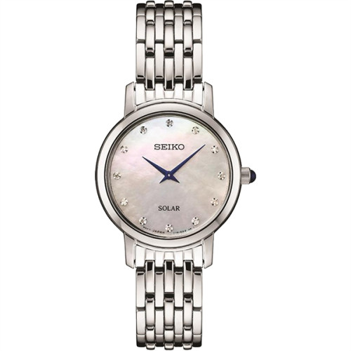 Seiko Women's Diamond Solar Watch