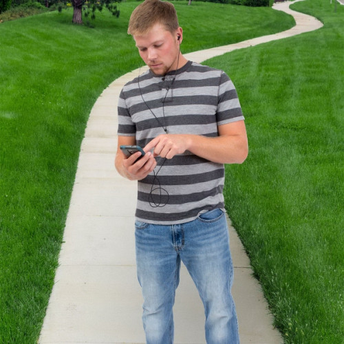 Anti-Tangle Earbuds with Microphone in Case