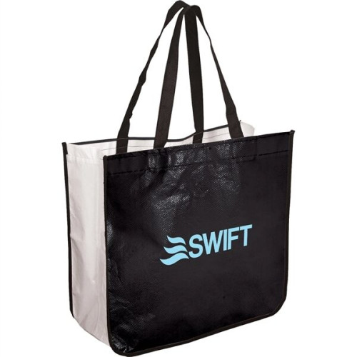 Extra Large Laminated Shopping Tote Bag
