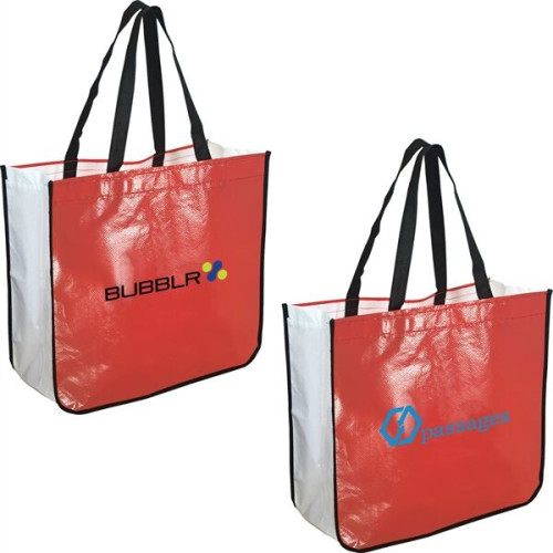 Extra Large Laminated Shopping Tote Bag