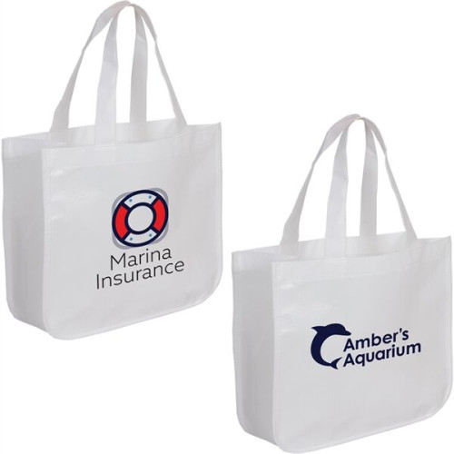 Extra Large Laminated Shopping Tote Bag