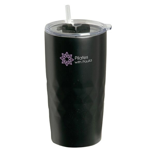 MONTEGO 600 ML. (20 FL. OZ.) TRAVEL TUMBLER WITH STRAW