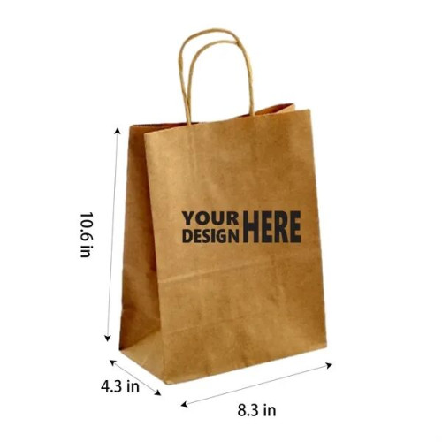 Reusable Large Capacity Shopping Kraft Paper Bag