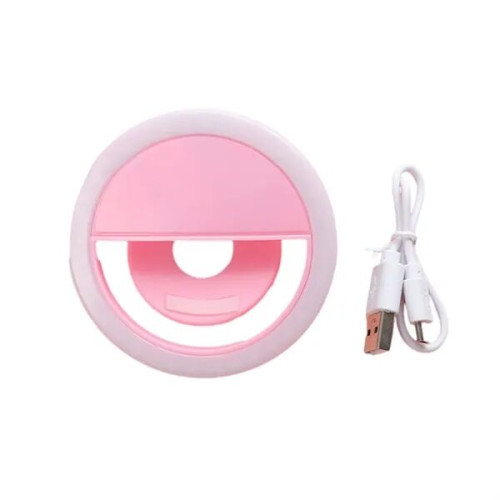 LED Clip On Rechargeable Selfie Ring Ligh