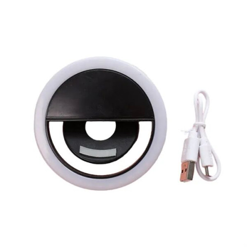 LED Clip On Rechargeable Selfie Ring Ligh