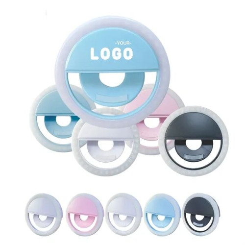 LED Clip On Rechargeable Selfie Ring Ligh