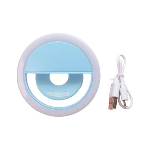 LED Clip On Rechargeable Selfie Ring Ligh