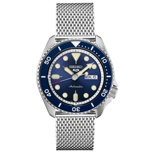 Mens 5 Sports SS Blue Dial