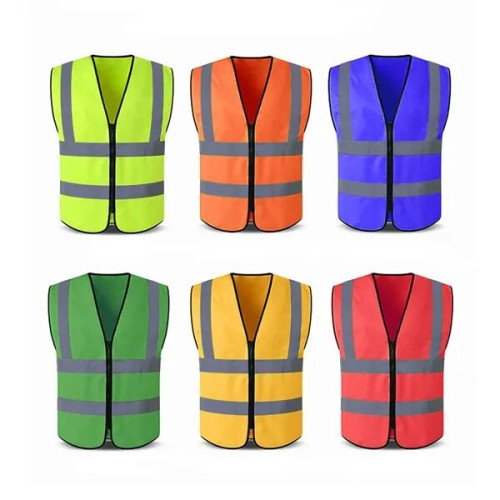 Work Safety Reflective Vest With Zipper