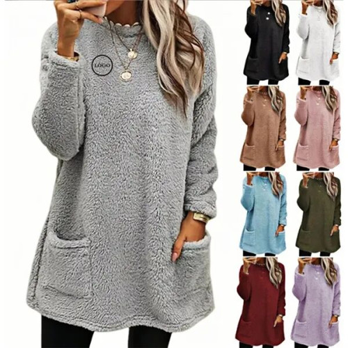 Cozy Double-Sided Fleece Oversized Sweater