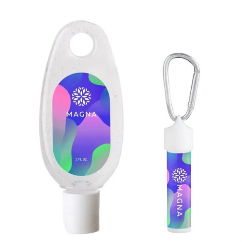 Aloe Vera & Lip Moisturizer With SPF15 Carabiner Kit