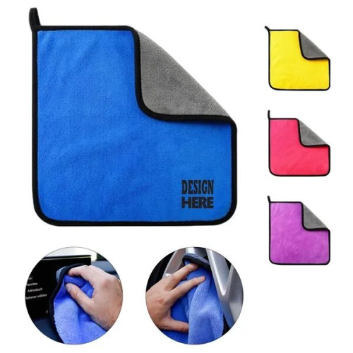 Double-Sided Soft Cleaning Car Towel