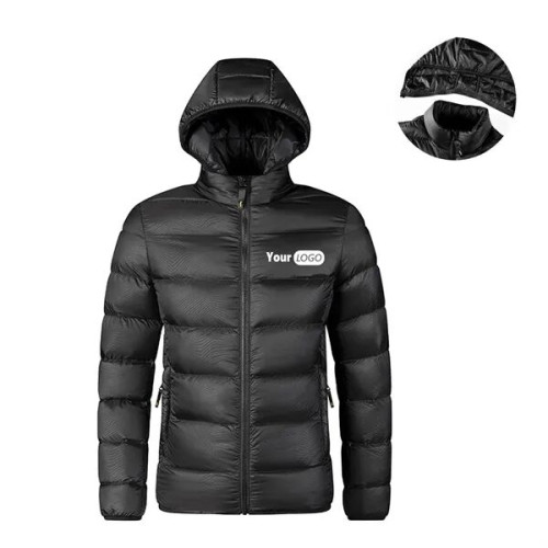 Removable Hood Cotton Padded Down Jacket