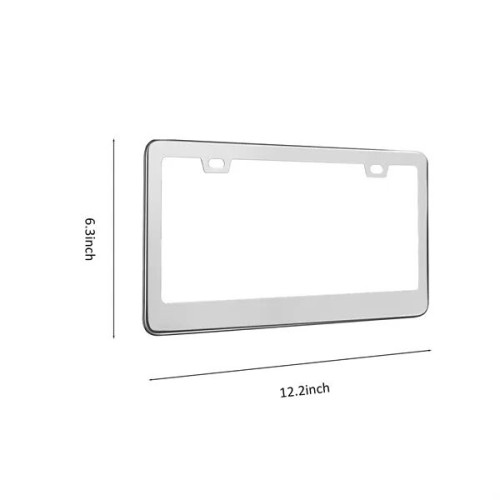 Stainless Steel License Plate Frame
