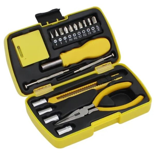 HandyPro 20pc Mini Furniture Tool Set with Precision Screwdr