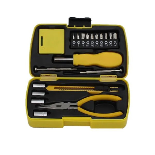 HandyPro 20pc Mini Furniture Tool Set with Precision Screwdr