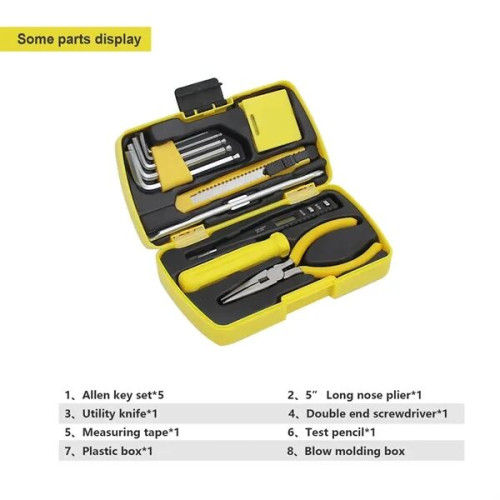 HandyPro 10pc Mini Furniture Tool Set with Hex Keys, Utility