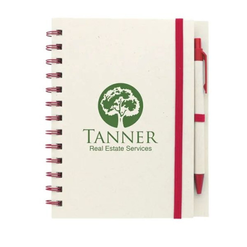 Good Value™ BoC Recycled Paper Spiral Notebook with Pen