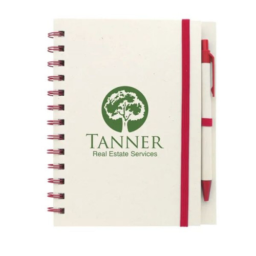 Good Value™ BoC Recycled Paper Spiral Notebook with Pen