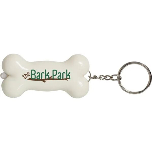 Light Up Dog Bone Keytag