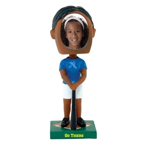 Girl's softball bobblehead