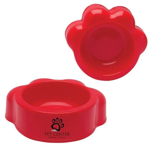 Paw shaped pet bowl