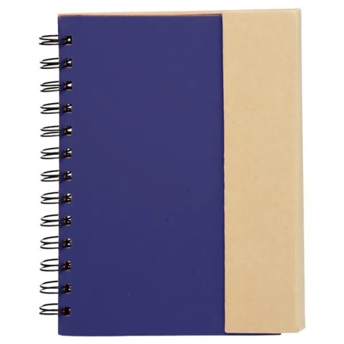 5.25 x 7 in. Eco Flip Top Journal Notebook with sticky notes