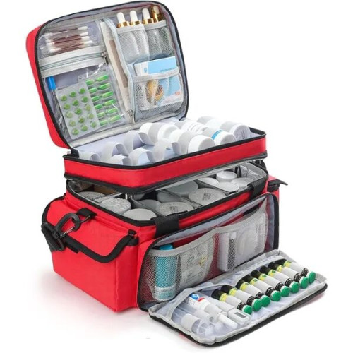 First Aid Kit Medicine Bottle Storage Bag