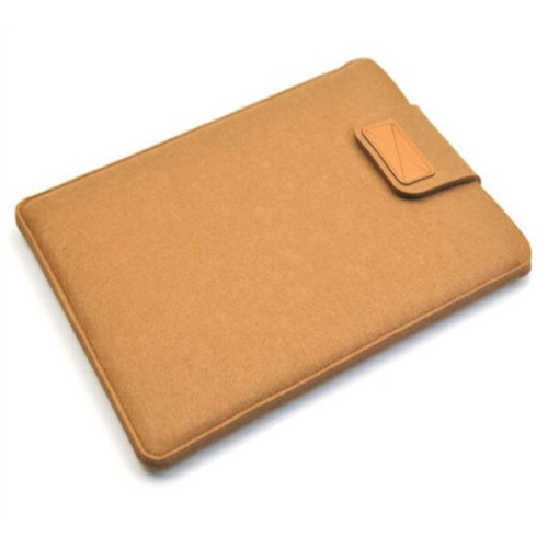 Felt Laptop Sleeve w/ Flip Top Closure Custom Tech Bags