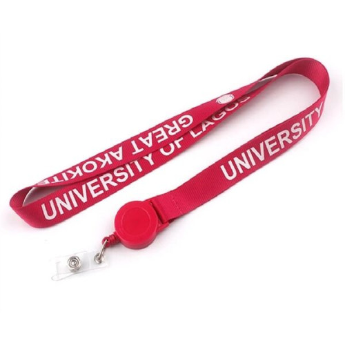 Combo Lanyard with Retractable Badge Reel ID Holder