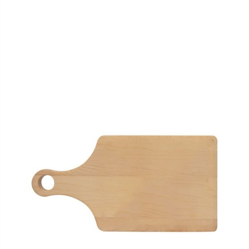 Maple Cutting Board Paddle Shape with Drip Ring