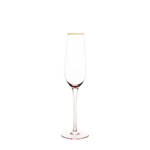Twine Living Co. Gilded Stemmed 8 oz. Champagne Flute (set o