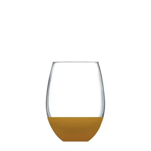 Twine Living Co. Wood Wine Box Set w/ 2 Stemless Glasses